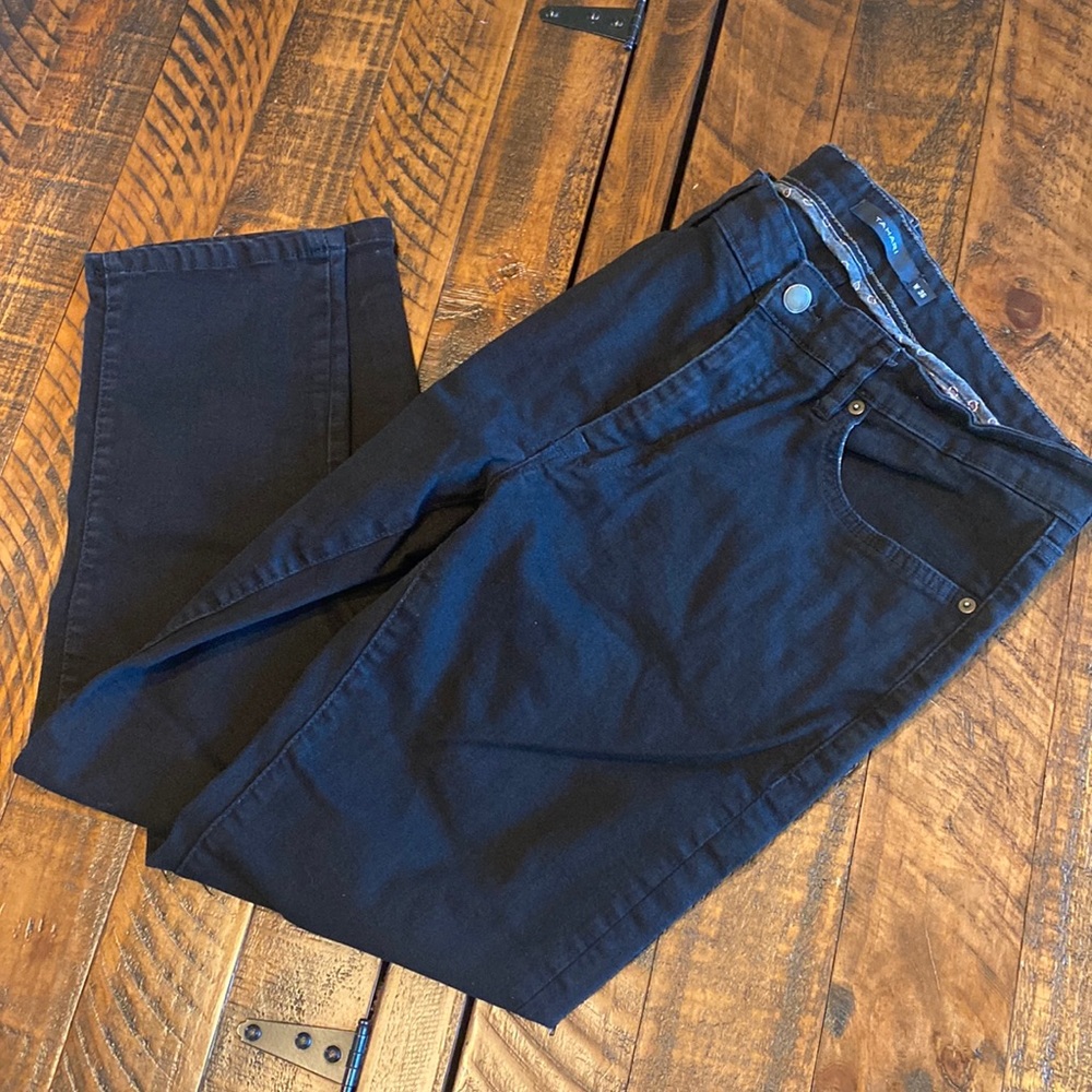 TAHARI Mens 36WX28L Black Jeans